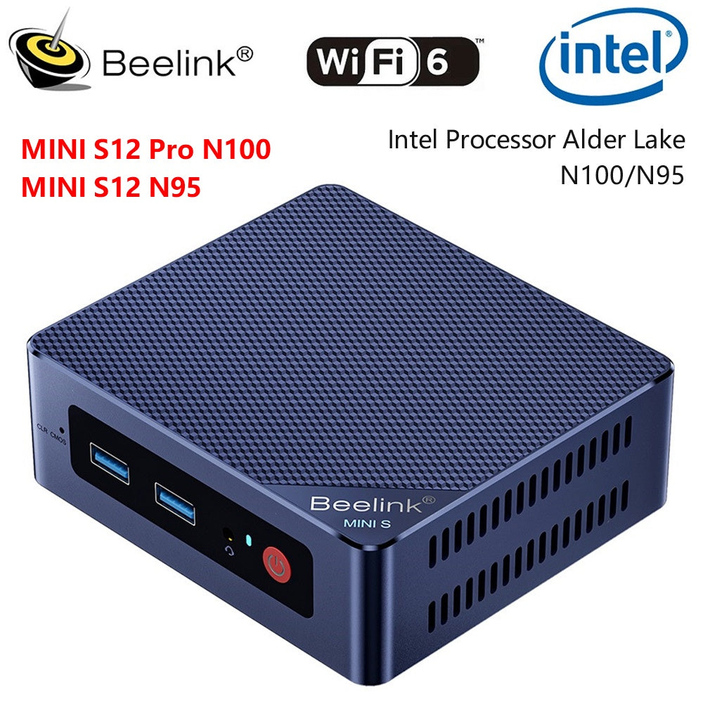PC-TECK - Beelink Mini S12 - Desktop PC