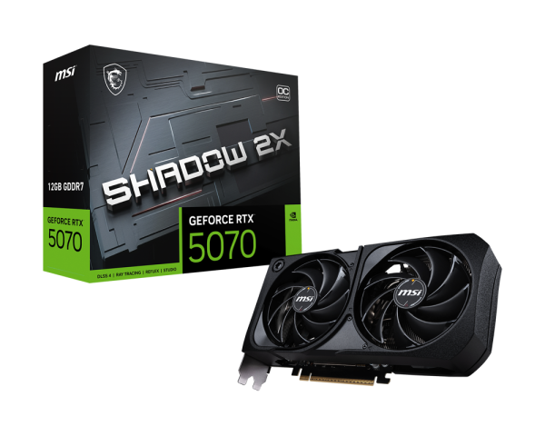 MSI Geforce RTX 5070 OC 12Gb Shadow 2X