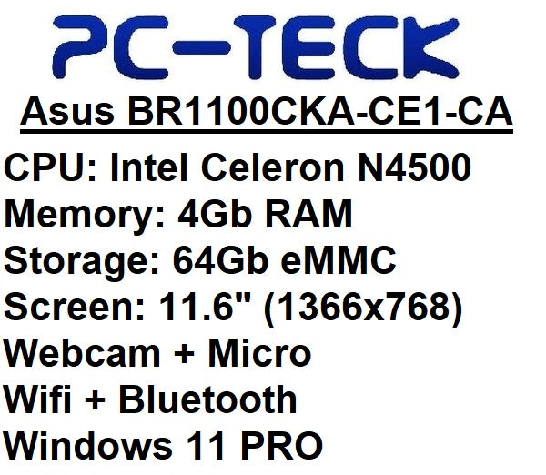 Asus BR1100CKA-CE1-CA - Laptop