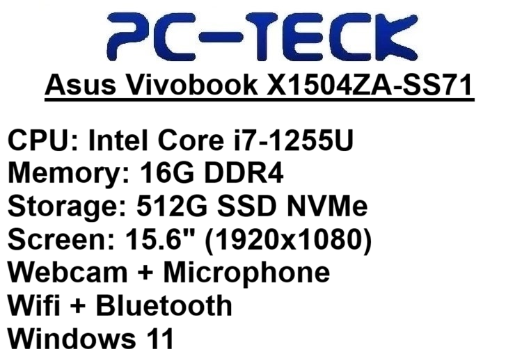 Asus Vivobook X1504ZA - Laptop