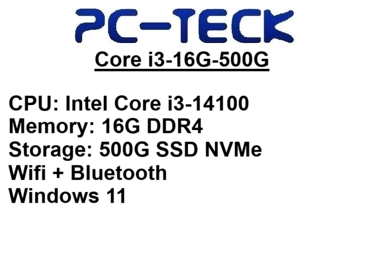 PC-TECK - Office Desktop PC