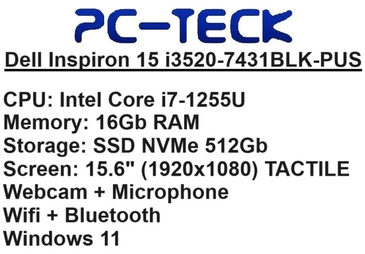 Dell Inspiron 15 3520 - Laptop