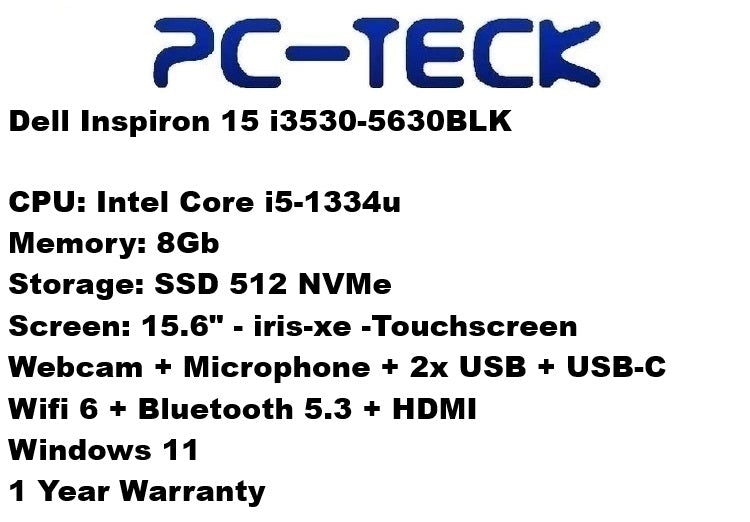 Dell Inspiron 15 i3530-5630BLK - Laptop