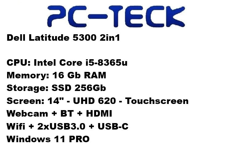 Dell Latitude 5300 2-en-1 - Ordinateur portable reconditionné