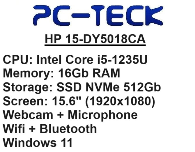 HP 15-DY5018CA - Laptop
