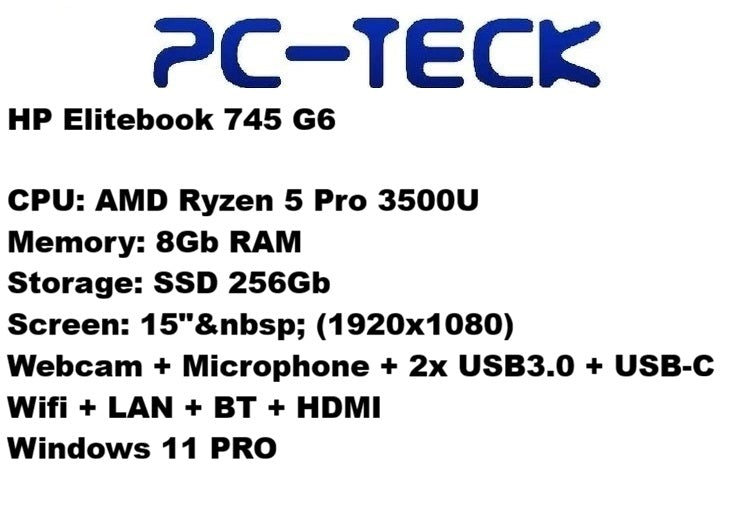 HP Elitebook 745 G6 - Ordinateur portable reconditionné