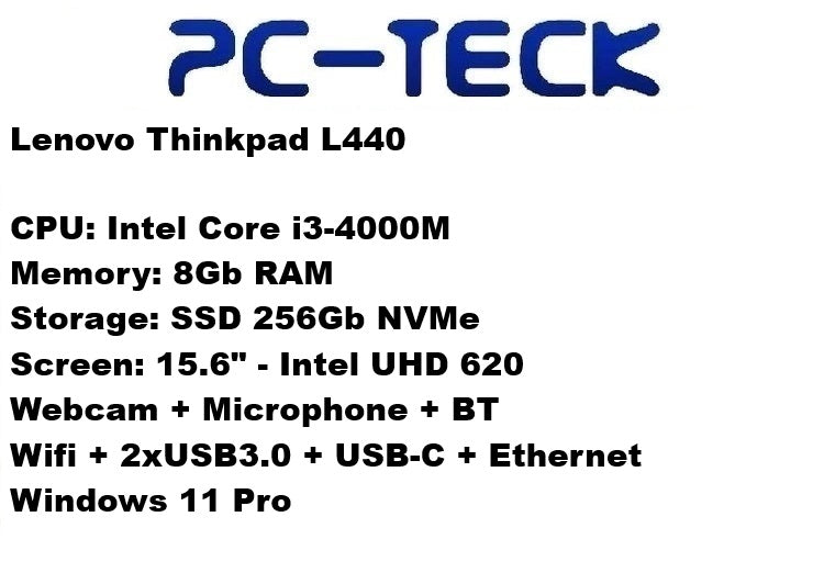 Lenovo Thinkpad L440 - Ordinateur portable reconditionné