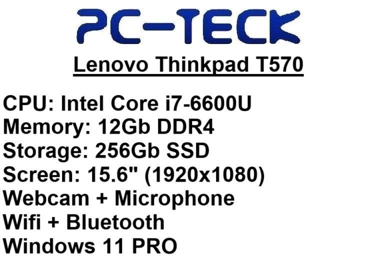 Lenovo Thinkpad T570 - Refurbished Laptop
