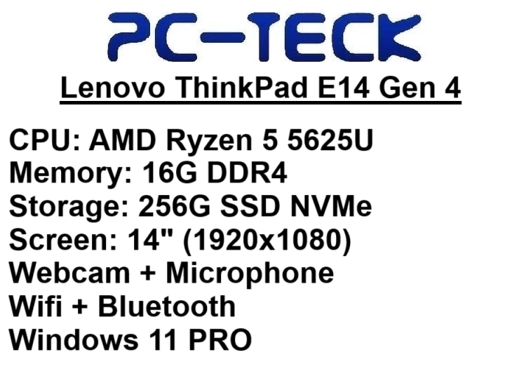 Lenovo ThinkPad E14 Gen 4 - Refurbished Laptop