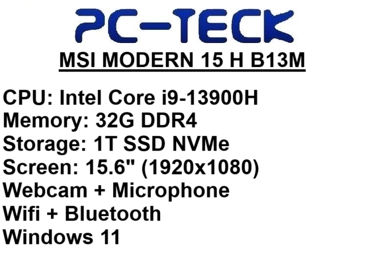 MSI MODERN 15 H B13M - Laptop