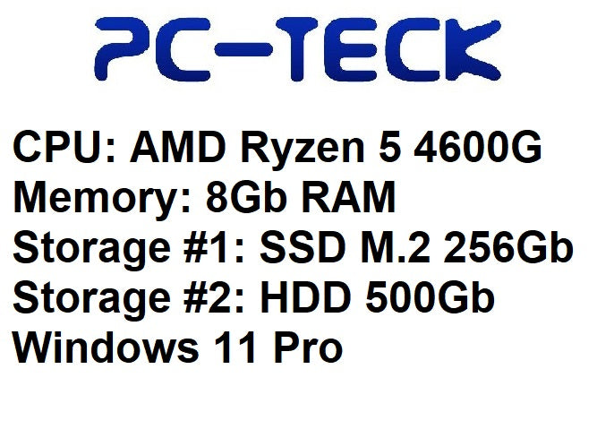PC-TECK - Ryzen 5 Desktop PC