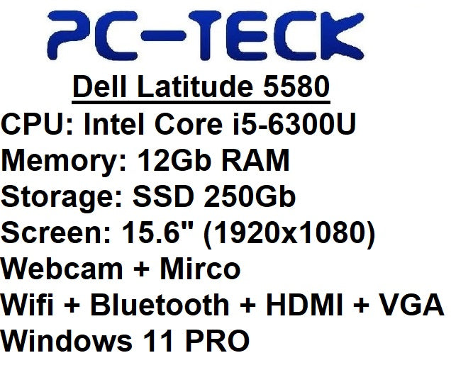 Dell Latitude 5580 - Refurbished Laptop