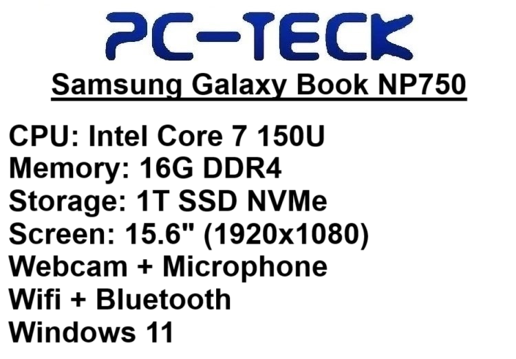 Samsung Galaxy Book NP750 - Laptop