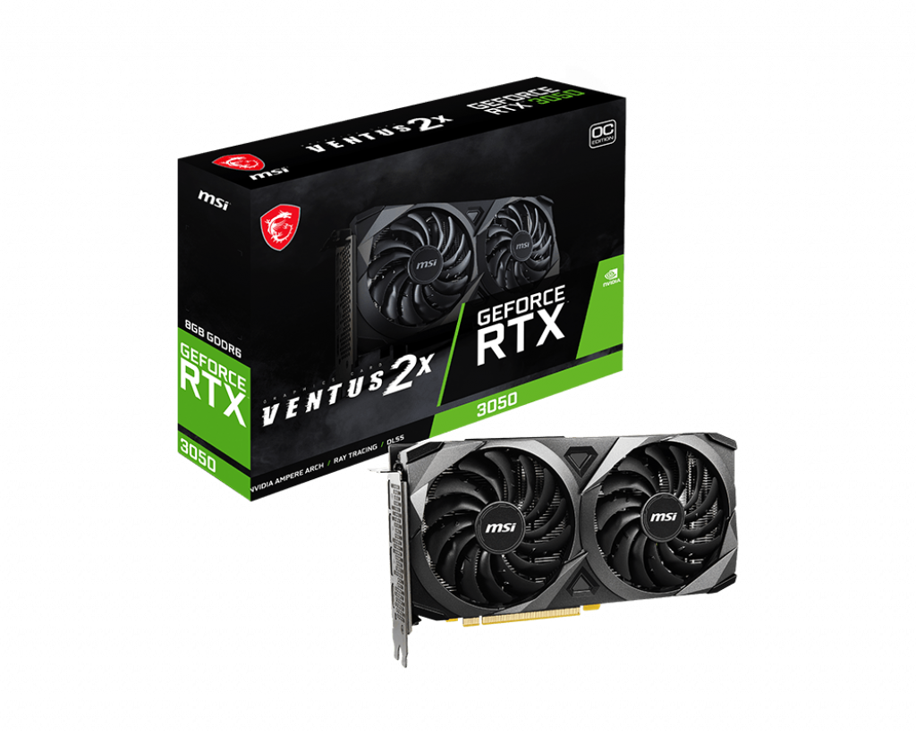 GeForce RTX 3050 VENTUS 2X 6G OC - Graphics Card