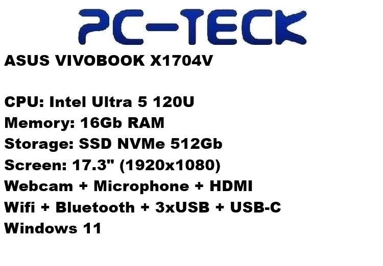 ASUS VIVOBOOK X1704V - Laptop