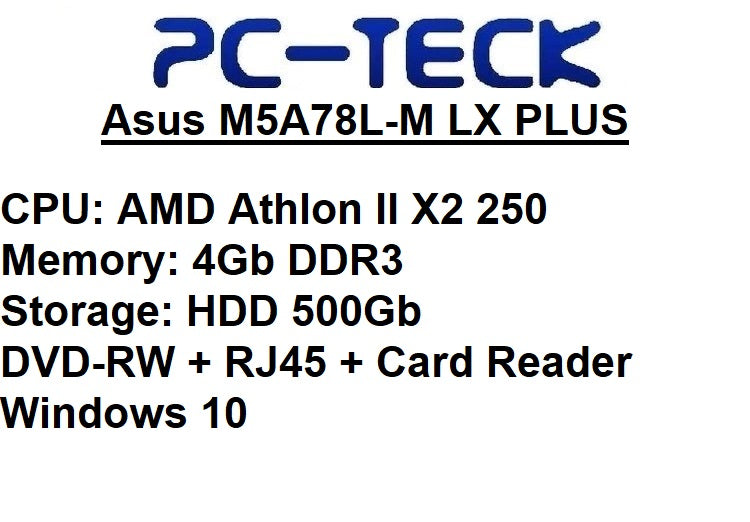 Asus M5A78L-M LX PLUS - Refurbished PC