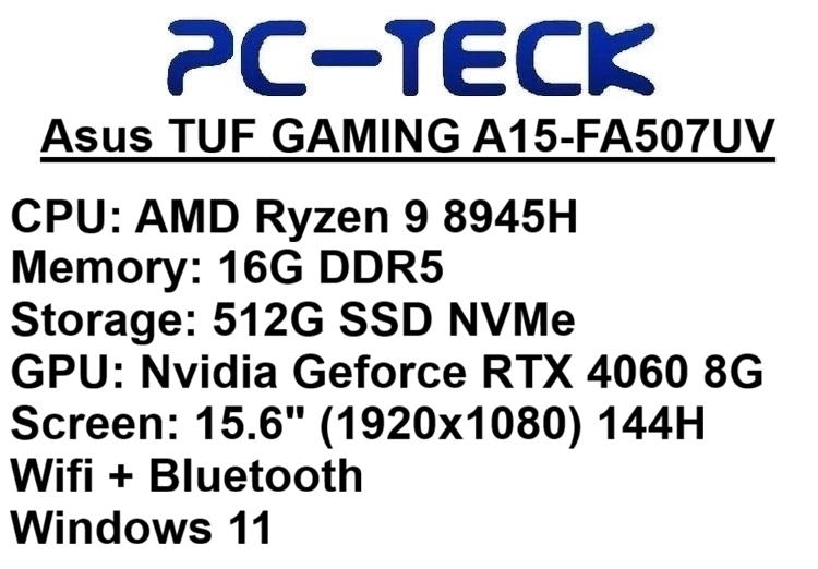 Asus TUF GAMING A15 - Gaming Laptop