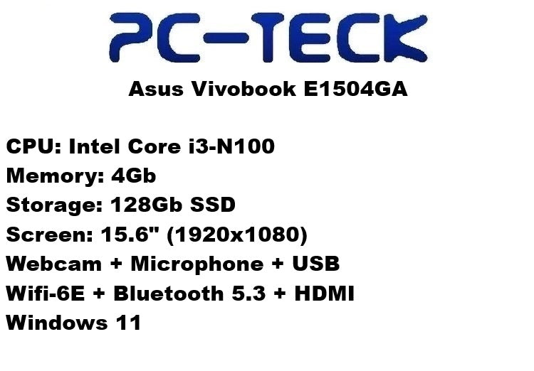 ASUS VIVOBOOK E1504GA - Laptop