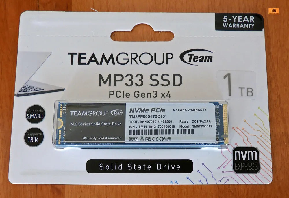 Teamgroup MP33 SSD NVMe M.2 1 To - Stockage