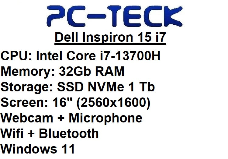 Dell Inspiron 15 i7 - Laptop