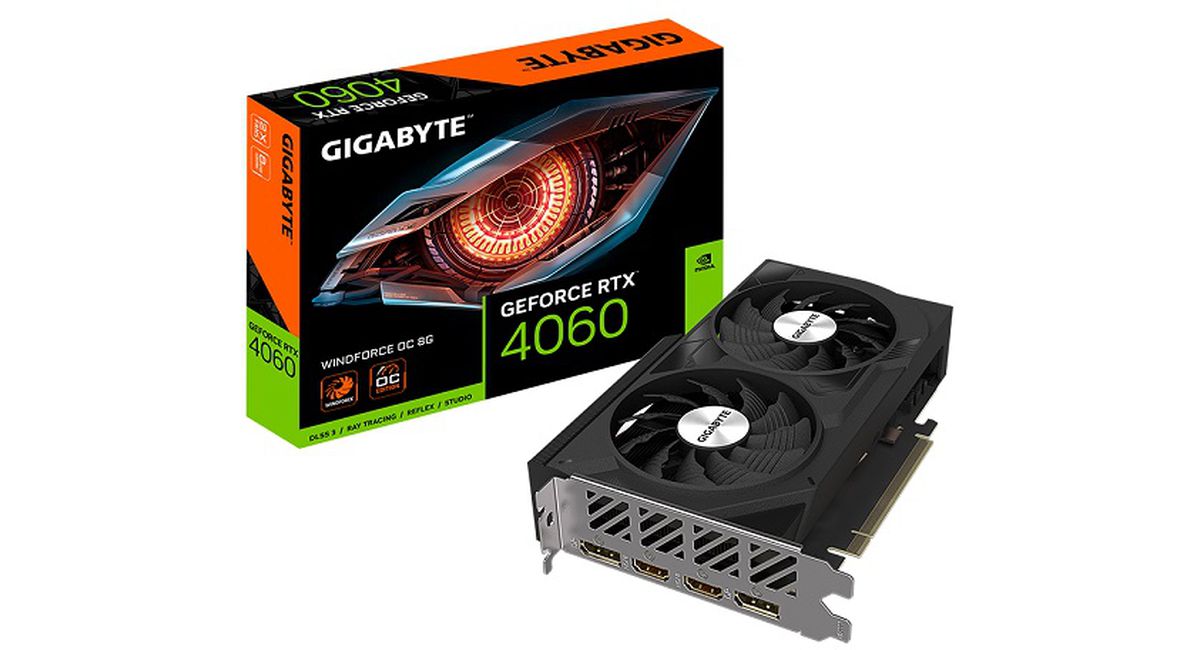 Carte graphique Gigabyte GeForce RTX 4060 WINDFORCE OC 8 Go