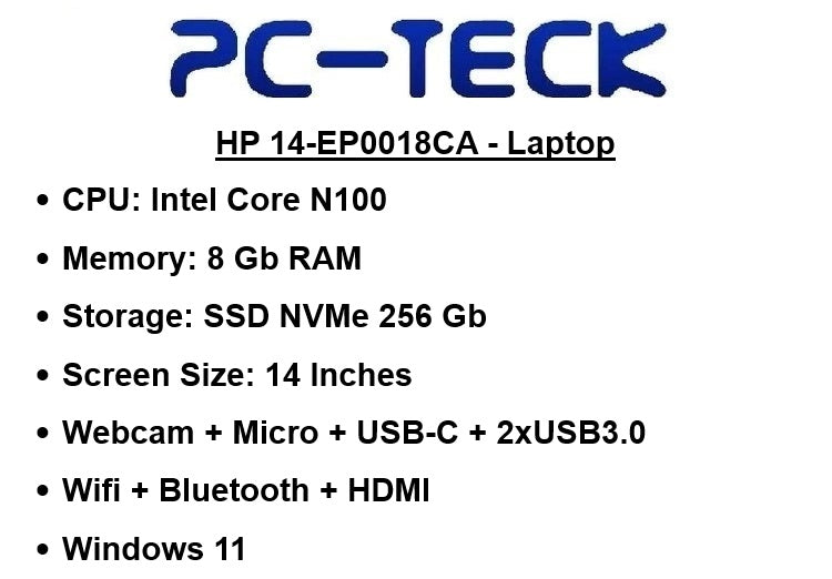 HP 14-EP0018CA - Laptop