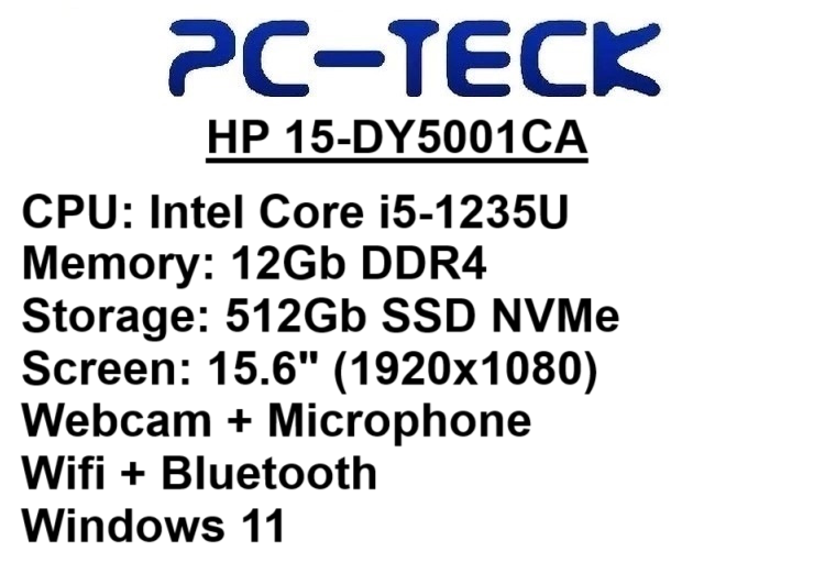 HP 15-DY5001CA - Laptop