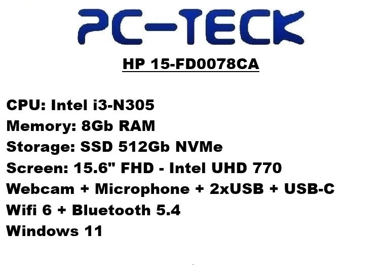 HP 15-FD0098CA - Laptop