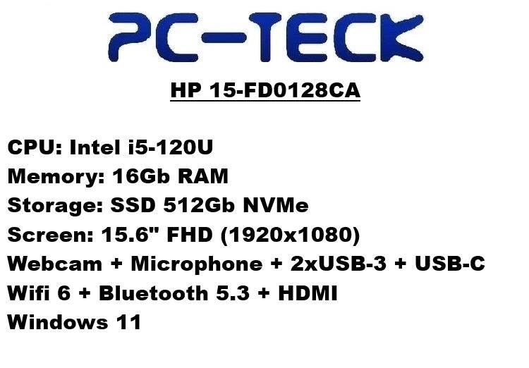 HP 15-FD0128CA - Laptop