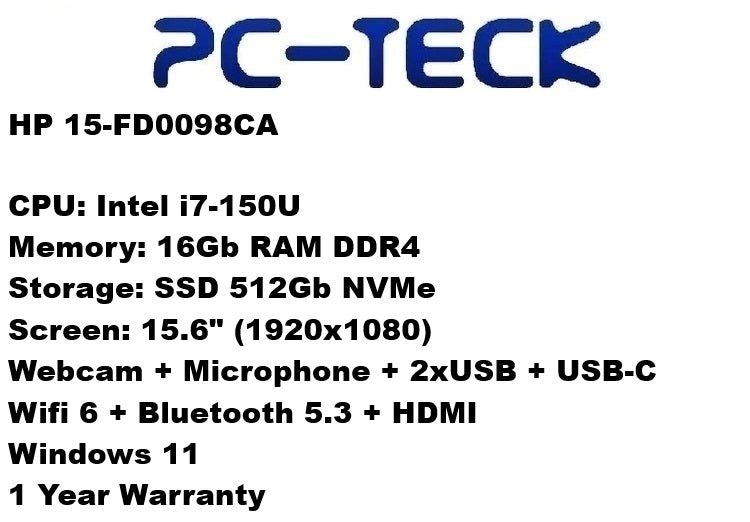HP 15-FD1018CA - Ordinateur portable