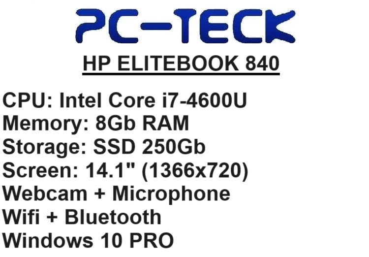 HP ELITEBOOK 840 - Ordinateur portable remis à neuf
