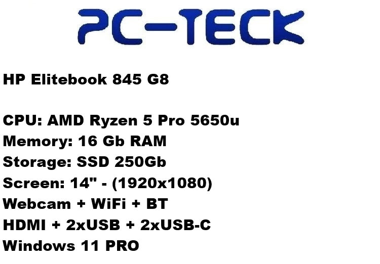 HP Elitebook 845 G8 - Refurbished Laptop
