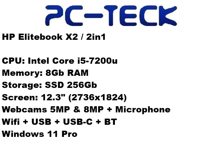 HP Elitebook X2 / 2in1 - Refurbished Laptop