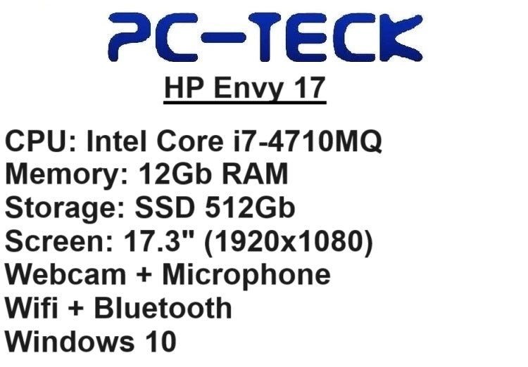 HP Envy 17 - Refurbished Laptop