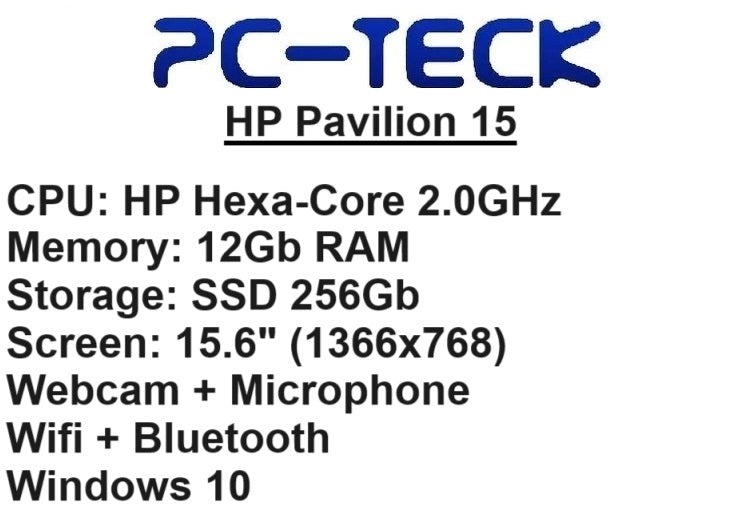 HP Pavilion 15 - Ordinateur portable remis à neuf