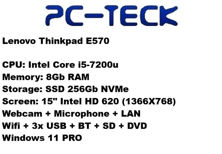 Ordinateur portable reconditionné Lenovo Thinkpad E570