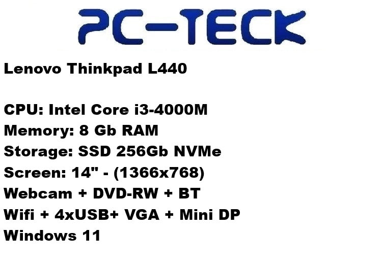 Lenovo Thinkpad L440 - Ordinateur portable reconditionné
