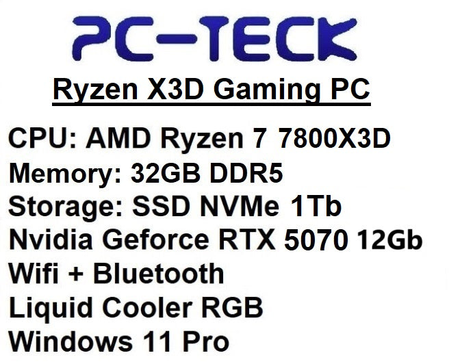 PC-TECK - PC de jeu Ryzen 9000