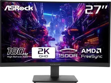 ASROCK Phantom Courbé 27" PG27FRS1A -  Moniteur de jeu